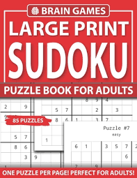 Today, she showed that there are 23 pages in the book where the print is too faint to read. Brain Games Large Print Sudoku Puzzle Book For Adults Exciting Sudoku Puzzle Book For Adults And More With Solutions Book 5 Large Print Paperback Wordsworth Books