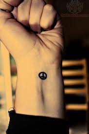 People often replace these symbols and use something that reflects their personalities. 73 Excellent Peace Tattoos For Wrist