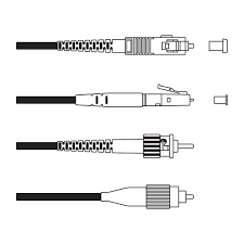 Image result for fiber cable connectors