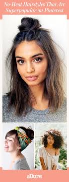 This hairstyle won't damage your hair because it does not require any heat. How To Style Short Hair Without Heat Hair Style