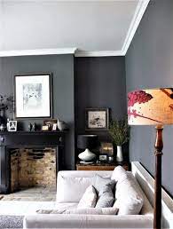 While it's popular nowadays to have a minimalist a dark grey/blue wall seen in the conquest display home by smart homes for living. 110 Super Dark Grey Living Room Ideas Grey Walls Living Room Dark Grey Living Room Living Room Grey