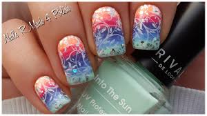 Meine gradient nails für anfänger samt stamping als anleitung inklusive nail art youtube video tutorial. Einfaches Buntes Stamping Nageldesign Fur Fruhling Sommer Easy Nailart Tutorial Youtube