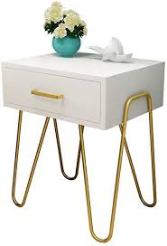 Wsi Bedside Table Night Stand Table Side Tables Bed Side Nightstand Set For Bedroom With Stor In 2020 Steel Bedside Table Minimalist Bedside Table Wooden Bedside Table