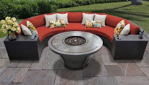 At wicker warehouse we offer beautiful new cushions for furniture that houses both seat & back cushions. Barbados 6 Piece Outdoor Wicker Patio Furniture Set 06n In Terracotta Tk Classics Barbados 06n Terracotta