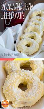 Fatbombs Australia Banana And Cream Cheese Keto Donuts Low Carb Recipes Dessert Low Carb Breakfast Recipes Low Carb Desserts