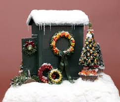 The Saturnalia Market Stall 2005 Back View Miniature Christmas Christmas Inspo Christmas Market