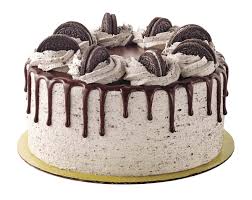 For our cookies and cream cake, we folded oreo cookie crumbs into our vanilla cake batter and divided between three prepared 8 inch cake pans and baked. H E B Cookies Cream Ice Cream Cake With Chocolate Cake Oreo Icing Shop Desserts Pastries At H E B