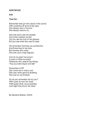 Sick off writing with poetic structure exposing no. Anti Bullying Poems Denefield School