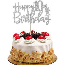 Anniversary wishes for husband wife anniversary greeting card with name edit. Happy 10th Birthday Cake Topper Hello 10 Cheers To 10 Years Party Decorations Silver Glitter Buy Online In Aruba At Aruba Desertcart Com Productid 142383043