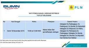 Masyarakat bisa cek status siaran per wilayah dan cek jangkauan siaran. Pln Majenang Info Pekerjaan Pln Ulp Majenang 1 Senen Facebook