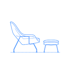 The configurator below is for reference purposes only. Barcelona Chair Dimensions Drawings Dimensions Com