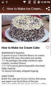 The oreo cake recipe is layers of moist chocolate sponge cake, sandwiched with oreo buttercream filling, decorated with whole oreo biscuits. Ice Cream Cake Recipe For Android Apk Download