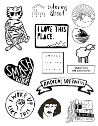 Free printable justice league coloring pages. Kindred Post Enamel Pins Coloring Sheet