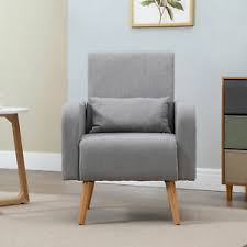 Boju modern grey bedroom reclining chair single tv armchair chair large living room upholstered padded leisure sofa chairs home theater cinema gaming chair (grey) 4.5 out of 5 stars. Armchairs For Sale Ebay