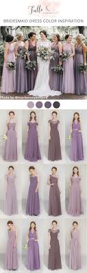 Shades Of Lavender Purple Mismatched Tulle Bridesmaid Dresses Purple Bridesmaid Dresses Wedding Bridesmaid Dresses Bridesmaid Dresses Color Inspiration
