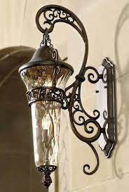 Wrought iron wall lights from nigel tyas ironwork. Beautiful Hallway Cast Iron Lamp Tuscan Decorating Lights Exterior Lighting