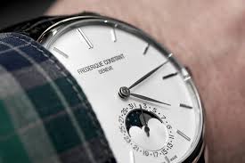 Luckily, it tied nicely into the watch. Gents Frederique Constant Classics Moonphase Watch Ivip Blackbox