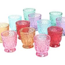 A half teaspoon of water in the holder will make it easy to remove any remaining wax once the candle has burned out and cooled. Koyal Wholesale Jewel Tone Votive Vintage Glass Candle Holders 6 Pack Multicolor Jewel Candle Set Of Votives Walmart Com Walmart Com