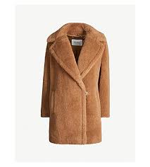 Whatever you're shopping for, we've got it. Max Mara Ofelia Wool And Silk Blend Teddy Coat In Camel Modesens