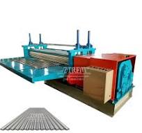 Portable Barrel Lateral Corrugated Roll Forming Horizontal Machine Iron  Roofing Sheet Making Machinery