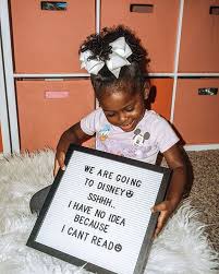 The Cutest Disney Letterboard Idea To Surprise Your Kids On A Trip To Disney World Or Disneyland Disney World Trip Happiest Place On Earth Happy Places