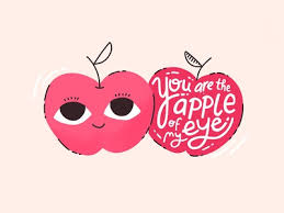 The phrase apple of my eye refers in english today to something or someone that one cherishes above all others. Apple Of My Eye Designs Themes Templates And Downloadable Graphic Elements On Dribbble