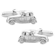 Antique Car Cufflinks In Sterling Silver Sterling Silver Cufflinks Antique Jewelry Mall Unique Jewelry Gifts