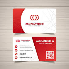 Find & download free graphic resources for business card. Red Corporate Business Card Templates Bc001 Free Business Card Templates Company Business Cards Vector Business Card