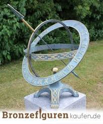 Heutzutage ist die sonnenuhr im heimischen garten ein außergewöhnlicher eyecatcher. Bronze Sonnenuhr Mit Extra Ring 42 Cm Kaleidos