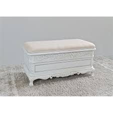 There's plenty of room for scarves, hats, bags, pet supplies and more. International Caravan Windsor Storage Trunk Bench In Antique White Walmart Canada