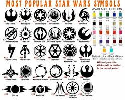 Choose from over a million free vectors, clipart graphics, vector art images, design templates, and illustrations created by artists worldwide! Star Wars Symbols Vinyl Decal Sticker Car Helmet Window Laptop Starwars Logo Art Ebay