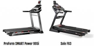 Treadmill Comparison Proform Power 995i Vs Sole F63