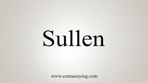 How To Say Sullen - YouTube