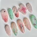 Fairy Nails, Press on Nails, 3D Gel Nails Cottagecore Press on ...