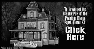 Paper Horror Houses You Can Download Print And Build For Free Dirge Magazine Paper Doll House Paper Models Horror House
