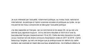 Candidature à la double licence lettres modernes et sciences sociales. Lettre De Motivation Parcoursup Lettre Pour Une Licence En Sciences Politiques