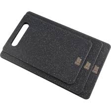 Have a handy set of cutting boards to assisthave a handy set of cutting boards to assist you in preparing your meals. Robert Irvine Black And Grey Cutting Board 3 Pc Set Cutting Boards Household Shop The Exchange