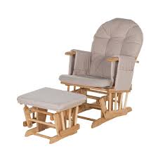 Super Nanny Recline Glider Chair And Stool Natural Glider Rocking Chair Rocking Chair Nursery Furniture