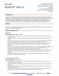Founder Resume Samples Qwikresume