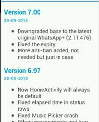 Protection to messages or contact lists with special characters that menu. Whatsapp Plus V7 00 Base 2 11 476 Anti Expiry Anti Ban Apk 5
