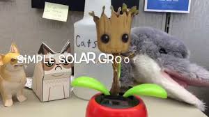 Simple Solar Dancing Groot Youtube