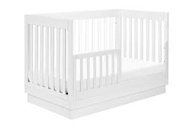Had some difficulty building just have to look at the instructions carefully the crib features an arched headboard, airy slates that provide a clear view to the baby, and an attached changing table. Babyletto Harlow Acrylic 3 In 1 Convertible Crib With Toddler Bed Conversion Kit Babyletto