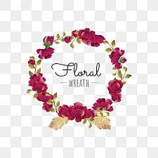 Flower Wreath Flower Wreath Red Png And Vector With Transparent Background For Free Download In 2020 Watercolor Flower Wreath Flower Frame Floral Wreath Watercolor