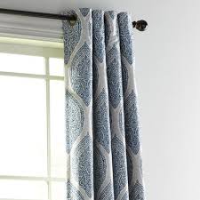 Black Grey And Blue Curtains Reese Blue 96 Grommet Blackout Curtain Blackout Curtains Cool Curtains Blue Blackout Curtains
