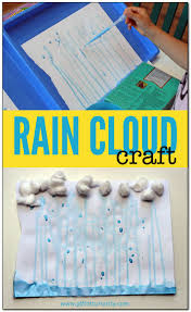 Rain Cloud Craft Preschool Weather Weather Crafts Weather Theme