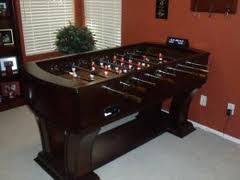 Wells Universal Foosball Table I Picked Up At Costco Electronic Scoreboard For The Game Room Obviously 449 99 Foosball Table Home Game Room