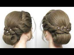 Elegant Low Updo For Long Hair Tutorial Youtube Medium Hair Styles Hair Tutorials For Medium Hair Fancy Hairstyles