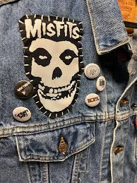 Custom Minor Threat battle vest. Studded punk Vest. Black Flag, Misfits!  Vest