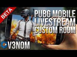Pubg Mobile Live Stream Custom Room Private Server Youtube