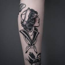 Woman Traditional Tattoo Sailor Tattoos Sleeve Tattoos Traditional Tattoo